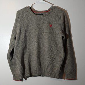 American Eagle Dark Tan Crewneck Sweater